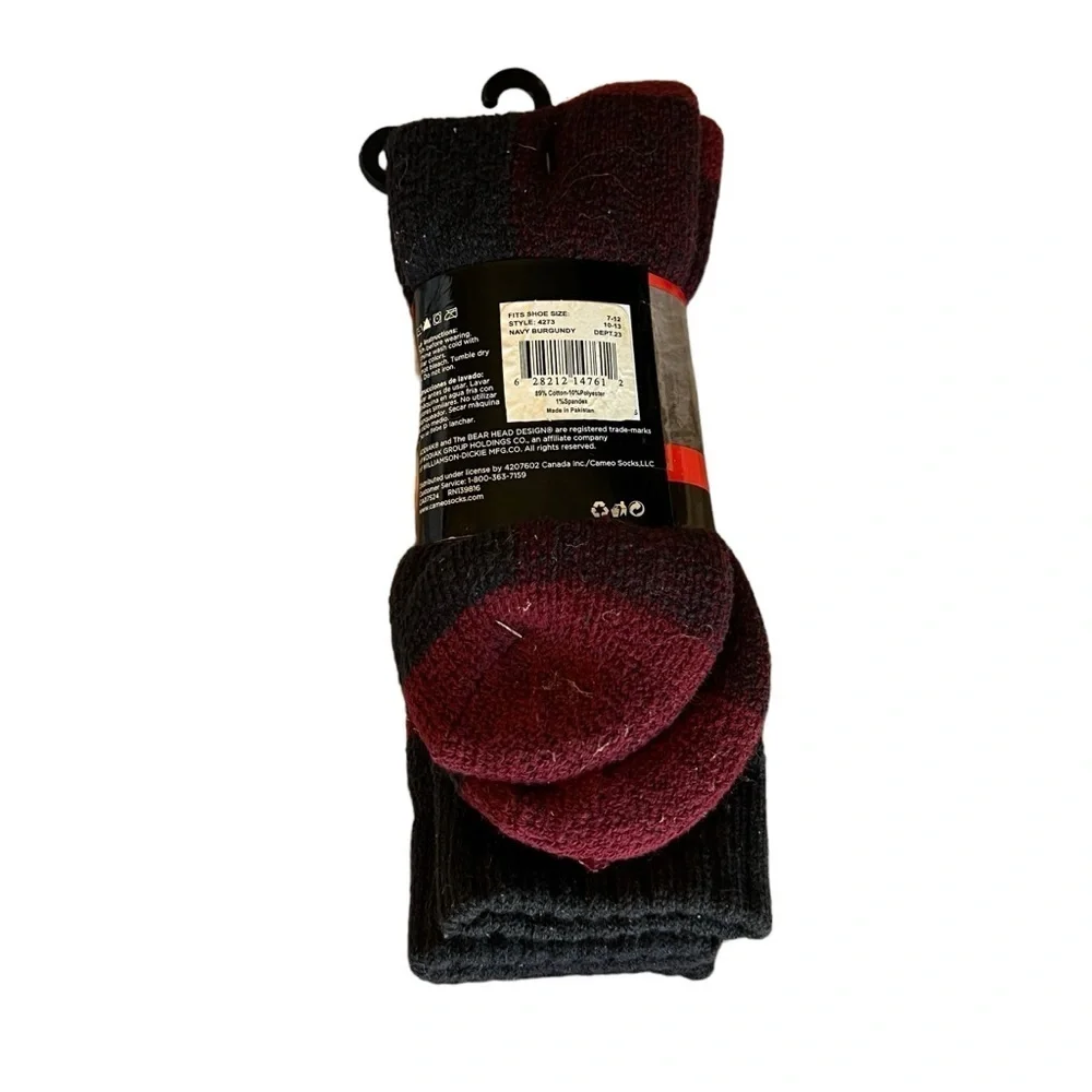 Kodiak Cotton Thick Tall Boot Socks 2 Pairs‎ New